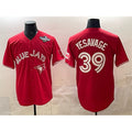 Usanow Toronto Blue Jays #39 Trey Yesavage Red  2025 World Series Cool Base Stitched Jersey
