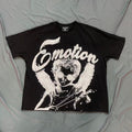 European-style fashionable printed short-sleeved T-shirts for men