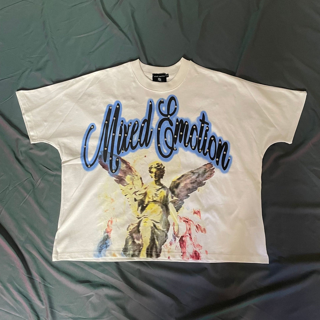 European-style fashionable printed short-sleeved T-shirts for men