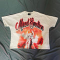 European-style fashionable printed short-sleeved T-shirts for men