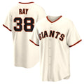Usanow San Francisco Giants #38 Robbie Ray Cream  Home Replica Jersey