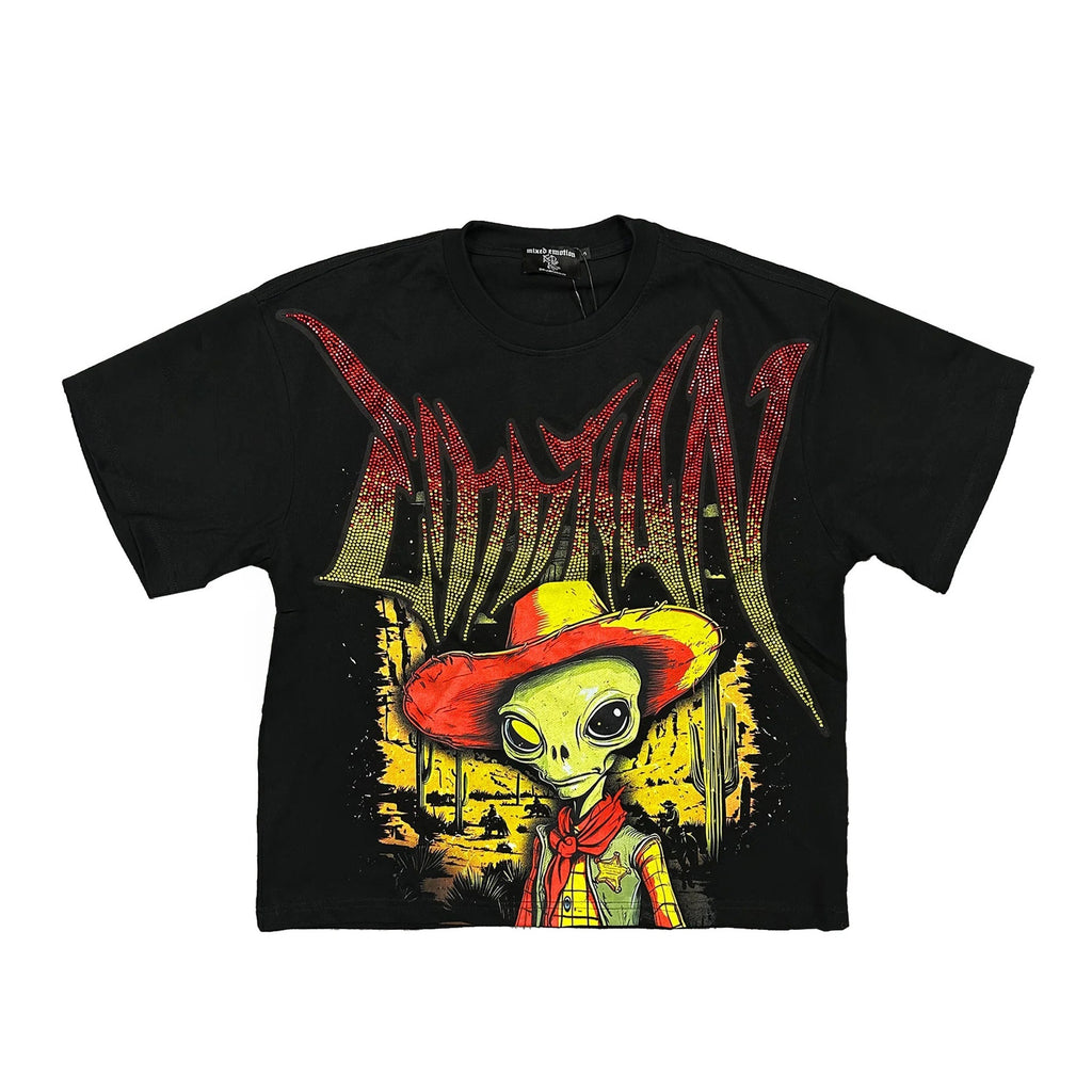 European-style fashionable printed short-sleeved T-shirts for men