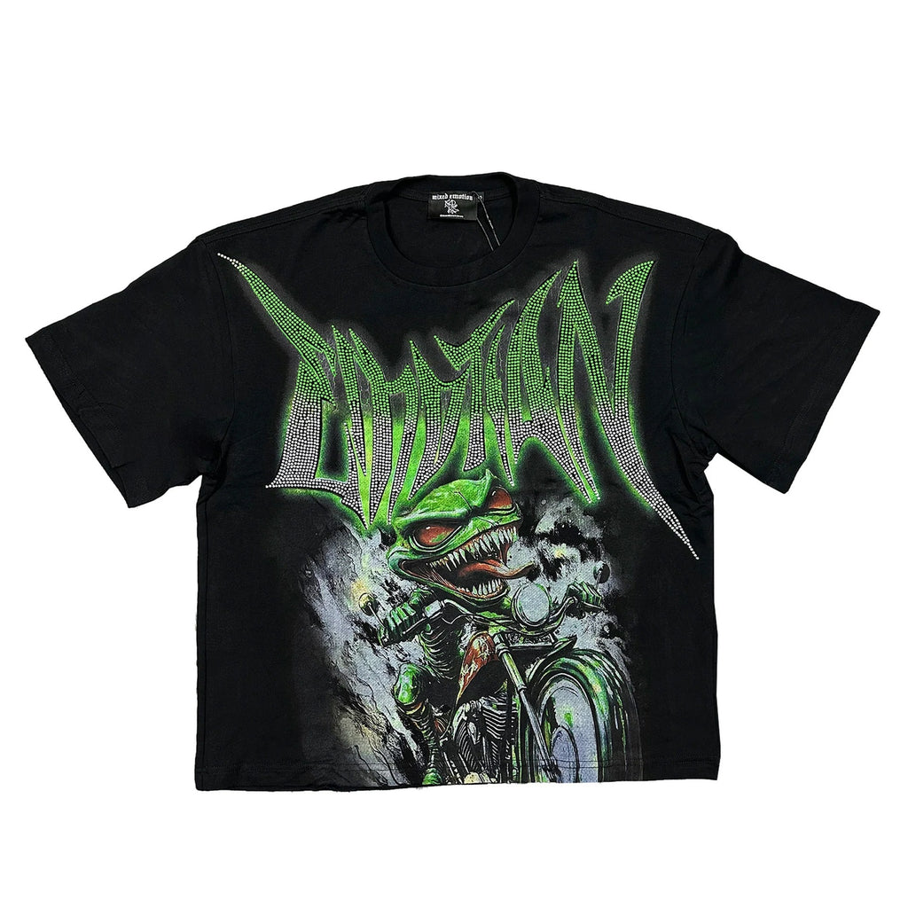 European-style fashionable printed short-sleeved T-shirts for men