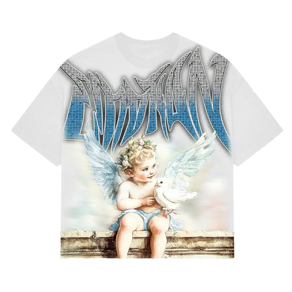 European-style fashionable printed short-sleeved T-shirts for men