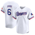 Usanow Texas Rangers #6 Josh Jung White  Home Limited Player Jersey