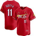Usanow St. Louis Cardinals #11 Victor Scott II Red  City Connect Limited Stitched Jersey